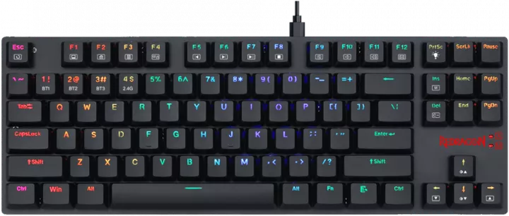 کیبورد بی سیم گیمینگ Redragon مدل APS PRO K607P-KBS با سوییچ آبی