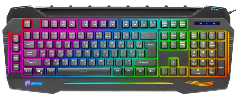 کیبورد سیمی گیمینگ Green مدل GK702-RGB