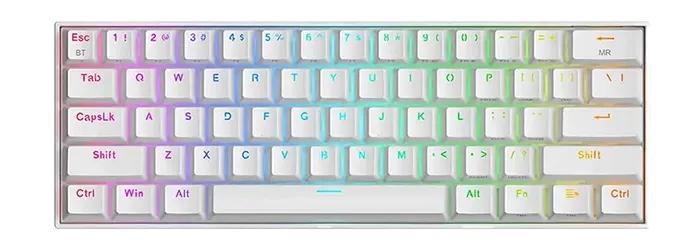 کیبورد بی سیم گیمینگ Redragon مدل Draconic Elite K530W-RGB-PRO با سوییچ قرمز