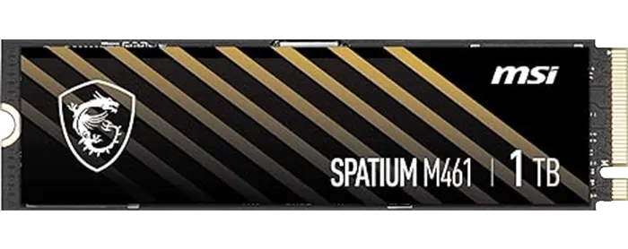 حافظه SSD اینترنال 1 ترابایت MSI مدل SPATIUM M461 NVMe M.2