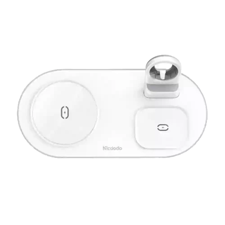 شارژر وایرلس 3 کاره مک دودو مدل MCDODO CH-706 بهمراه کابل شارژ